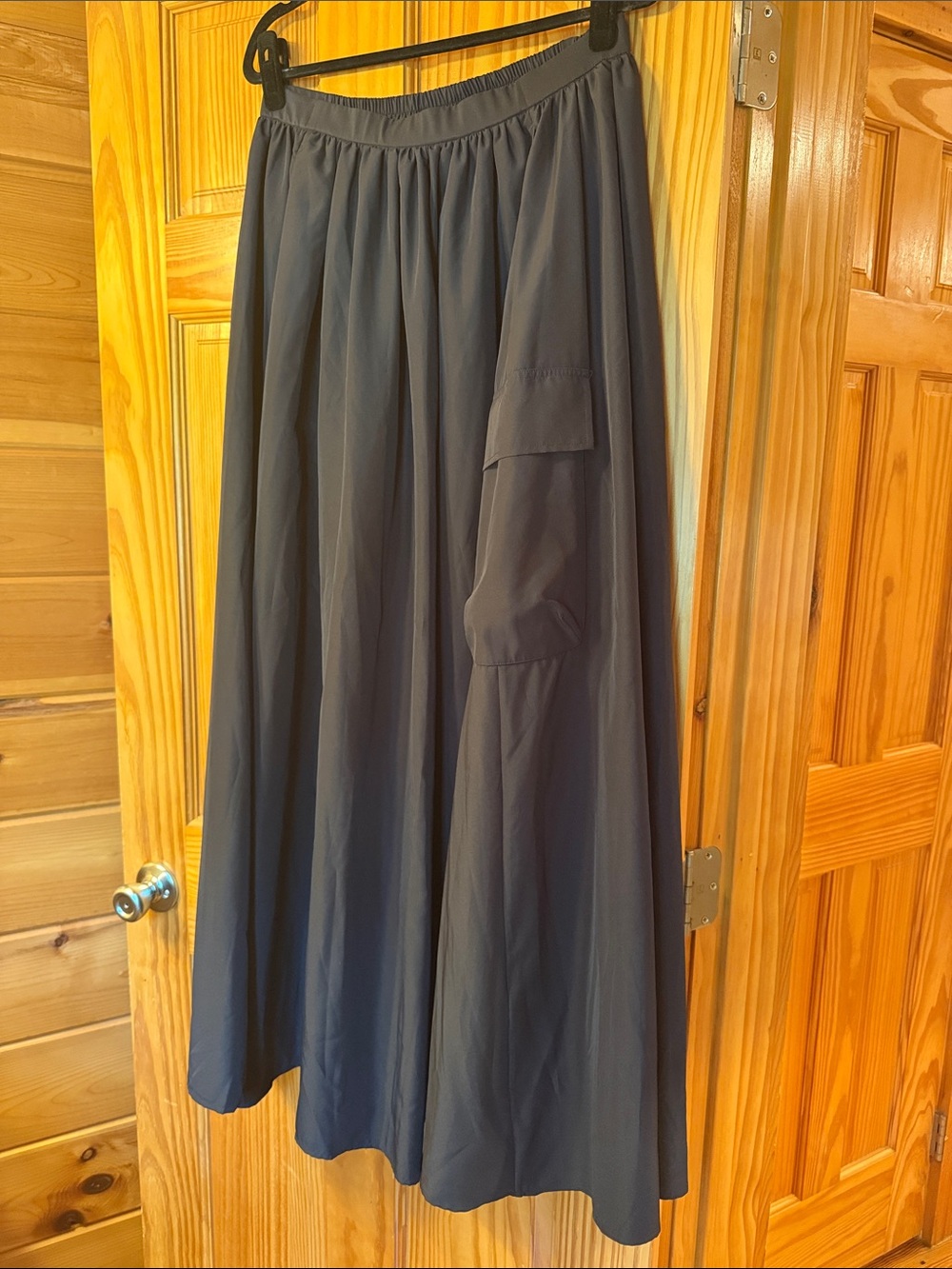 NWT! 💙 COS Utility Maxi Skirt, Navy Blue, Size 10 - Picture 8 of 8